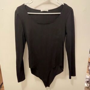 Black Long Sleeve Bodysuit